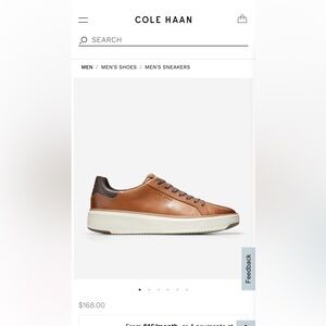 Men’s Cole Haan GrandPro Topspin Sneakers Size: 7 (Medium Width)